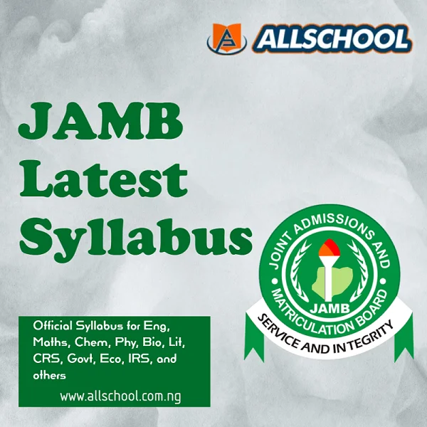 JAMB Syllabus for 2024 UTME Candidates | FREE